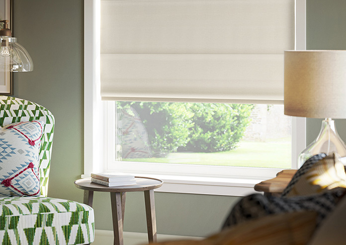 Oslo, Pearl - Roman Blind - Image 5